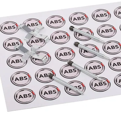 Produktbild von A.B.S. 0980Q Zubehörsatz Scheibenbremsbelag Hinten für VOLVO V70 I (875, 876) 850 Kombi (855) 940 II Kombi (945) 940 Kombi (945) 240 Kombi (P245)