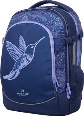 Produktbild von Walker Schulrucksack Fame 2.0 Kolibri Kunstfaser lila
