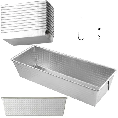Image de Moule à pâtisserie, revêtement antiadhésif, répartition élevée de la chaleur, 12 PAs-30x12x8cm