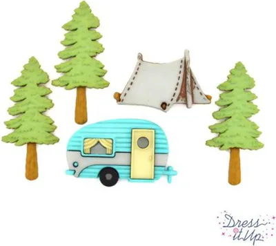 Produktbild von Dress It Up Knöpfe mit Hobbymotiven : Hittin'The Trail Hobbymotive: Hittin'The Trail