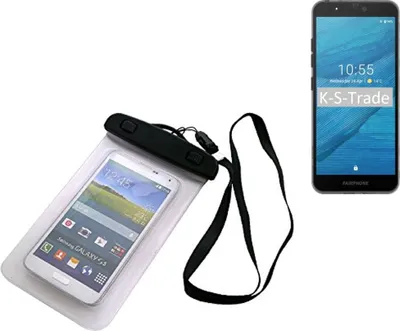 Produktbild von K-S-Trade Schutz Hülle Handy Hülle Kompatibel mit Fairphone Fairphone 3 Beach Bag wasserdicht 16cm x 10cm Schutzhülle Staub Sand Flachwasser