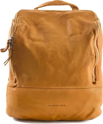 Image de HAROLD'S Cuir sac à dos sac à dos pour ordinateur portable pour ordinateur portable Submarine Notebook Backpack Yellow moutarde