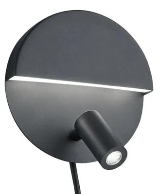 Immagine prodotto di Trio Leuchten - Applique design nero incl. LED - Marion I Soggiorno I Camera da letto - Metallo Altro - I (non sostituibile) LED