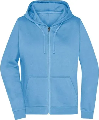 Produktbild von Klassische Sweatjacke mit Kapuze sky-blue, Gr. XL