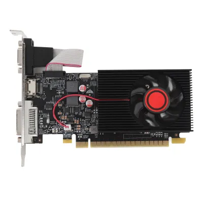 Zdjęcie produktu dla Karta graficzna GT610, 1 GB DDR3, 64-bitowa, 500 MHz/600 MHz, PCI Express 2.0 16x, karta graficzna do gier dla systemów Windows 7, 8, 10, 11 i Linux