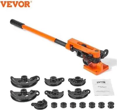 Immagine prodotto di Curvatubi manuale 10-25 mm in metallo con 7 matrici a 180°