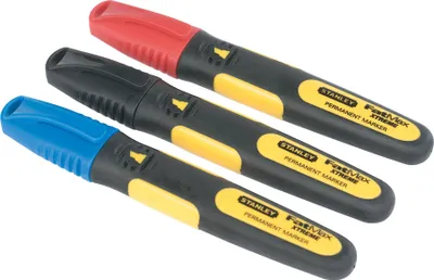 Obrázok produktu pre Stanley FM CHISEL TIP MARKER CARD X3 CLIPX12