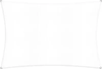 Produktbild von Lumaland Sonnensegel Rechteck 3 x 4 m HDPE Segelstoff UV Schutz weiß