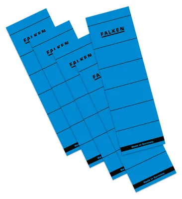 Produktbild von Falken 10er Pack Ordner-Rückenschild selbstklebend 8 cm breit