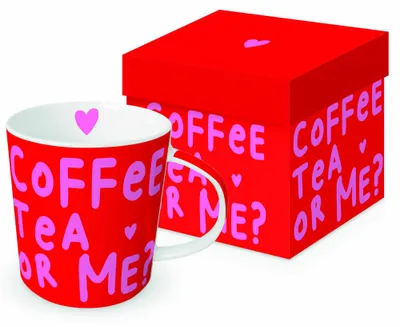 Produktbild von PPD Coffee, Tea or Me Trend Mug, in Geschenkbox, Tasse , Becher, New Bone China, 400 ml, 160303387
