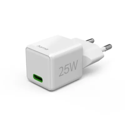 Zdjęcie produktu dla Hama 201981 Super Mini Ładowarka, USB-C, 25W Ładowarki / Kable do ładowania / Zasilacze specjalne Biały