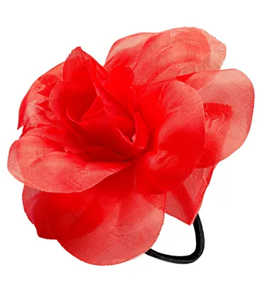 Produktbild von Schmuck Haargummi Blume | Rot