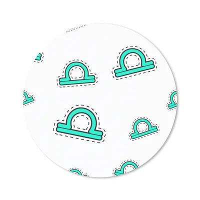 Produktbild von MuchoWow® Mauspad Mousepad Waage - Tierkreiszeichen - Astrologie 30x30 cm - Mousepads - Maus Mat - Pad - Mausunterlage - Tischunterlage - Schreibtischmatten