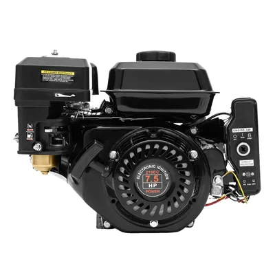 Produktbild von Benzinmotor 7,5 PS, 210 ccm Hubraum, Hand-/Elektrostart, geringer Kraftstoffverbrauch