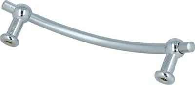 Produktbild von Möbelgriff Lochabstand 96mm Chrom matt / Chrom poliert Schubladengriff