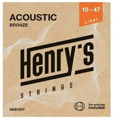 Produktbild von Henry's Bronze 10-47 Saiten für Akustikgitarre