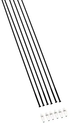 Immagine prodotto di DT Swiss kit raggi PR 1600 Spline 32 ruota anteriore + ruota posteriore, WXKPR16321691S, nero, 18 pezzi (1 set)
