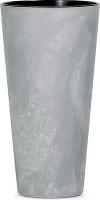 Produktbild von nabbi Blumentopf aus Kunststoff DTUS250E 25 cm - grauer Beton