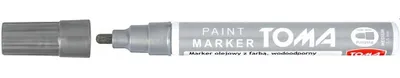 Produktbild von TOMA MAZAK Marker Ölmarker Silber Schnelltrocknend