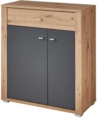 Produktbild von Pablo Schuhschrank mit einer Schublade Graphit / Artisan Eiche