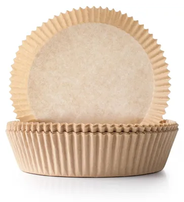 Wegwerfblech für Heißluftfritteuse, 20 cm, 50 Stück, Cellulose