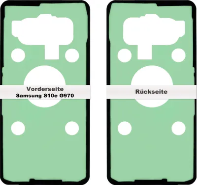 Produktbild von Samsung Galaxy S10e G970 Akkudeckel Klebefolie Kleber Backcover Batterie Rahmen Glue