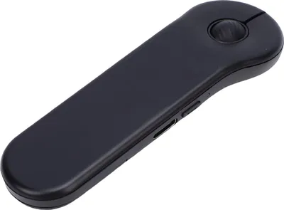 Produktbild von Drahtloser Präsentations-Clicker, wiederaufladbar, 2,4 GHz Bluetooth, mit Touchpad für PC und Laptop, schwarz