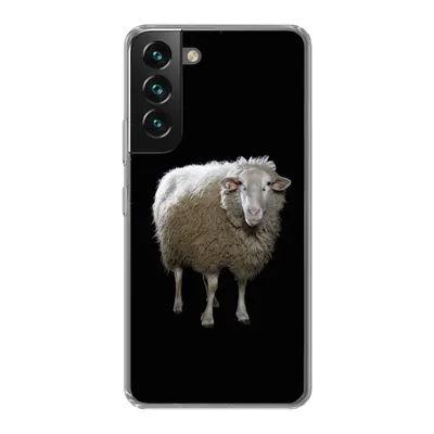 Produktbild von MuchoWow® Handyhülle Schutzhülle Hülle für Samsung Galaxy S22 Schafe - Nutztiere - Schwarz Silikon Softcase Handy Hülle - Mobiltelefonhülle