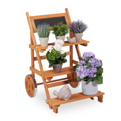 Obrázek produktu pro relaxační květinové schodiště s kolečky 3 úrovně