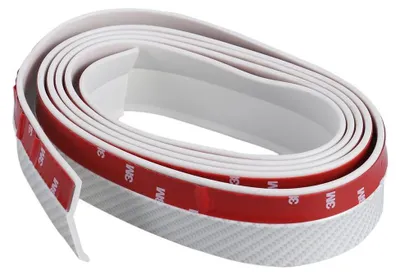 Obrázek produktu pro Univerzální spoiler na nárazník a prahy, bílý karbon, 5 cm x 2,5 m