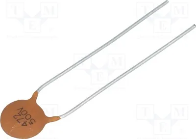 Produktbild von Kondensator: Keramik; 4,7nF; 500V; Y5V; -20÷80%; THT; 8mm CC-472/500 Keramikkondensatoren THT 500V