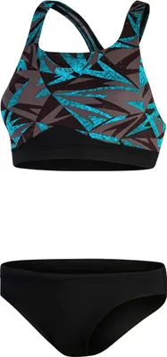 Produktbild von Speedo Hyperboom Bikini Damen schwarz chlorbeständig, Farbe:Schwarz, Größe:38