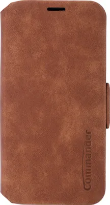 Produktbild von PETER JÄCKEL CURVE Book Case DELUXE für Apple iPhone 13 Brown Handyhülle