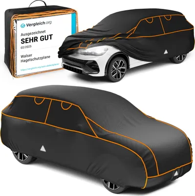 Produktbild von WALSER Hagelschutz Abdeckplane Auto, Auszeichnung * Auto Hagelschutzplane, e* Abdeckplane Auto Perma Protect, Autogarage Abdeckung, Abdeckung Auto, Auto Abdeckung Größe 9 SUV/VAN
