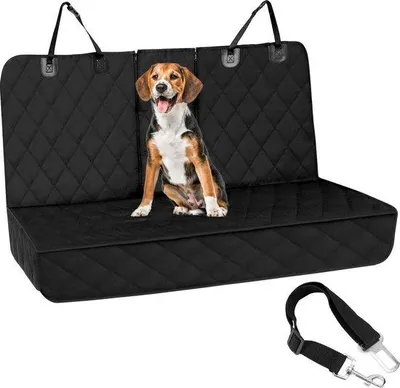 Productafbeelding van Famanu autostoelhoes voor honden - Stoelhoes voor de achterbank, geschikt voor auto's, minivans en SUV's