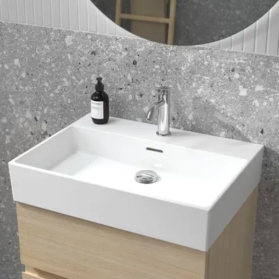 Produktbild von Ideal Standard Lastani Waschtisch 61,5 cm mit 1 Hahnloch und Überlauf