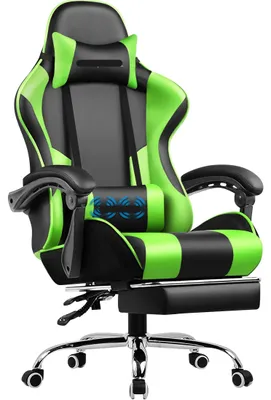 Obrázok produktu pre Herná stolička - Kancelárska stolička - Masážna stolička - Ergonomická stolička - Opierka nôh - Funkcia masáže