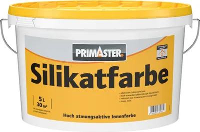 Produktbild von Primaster Silikatfarbe 5 L weiß stumpfmatt