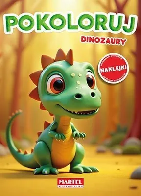 Image de Livre de coloriage : Colorie des dinosaures avec des autocollants - Maciej Ratajczyk