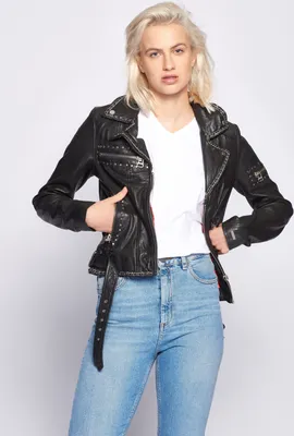 Produktbild von Maze Lederjacke Manaia Damen black XL