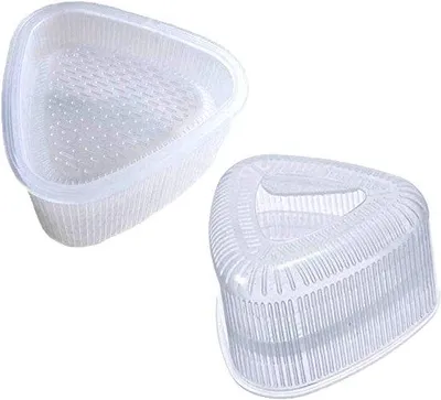 Obrázek produktu pro Trojúhelníková forma na sushi, samoskladací, bílá, 2 ks