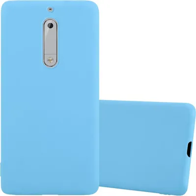 Obrázok produktu pre Cadorabo Case for Nokia 5 2017 Protective Case in Blue Kryt na mobilný telefón TPU Silikónový kryt