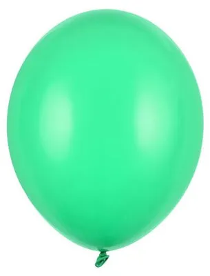 Zdjęcie produktu dla Balony lateksowe Strong, Zielone, Pastel Green, 30cm, 100 szt.