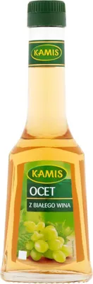 Zdjęcie produktu dla Kamis Ocet Winny z Białego Wina do Sosów Sałatek Surówek Marynat - 250ml