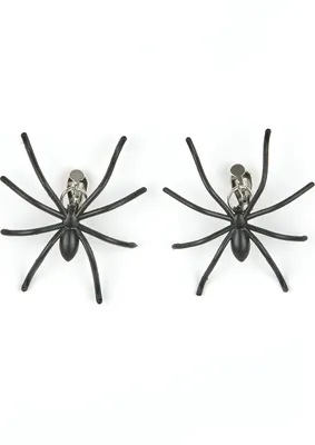 Produktbild von Spinnen Ohrringe Halloween Ohrschmuck
