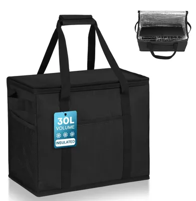 Imagen del producto de Nevera portátil - Aislada - 30 litros - Plegable - 41 x 25 x 31 cm - Para picnic y playa