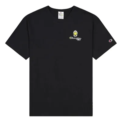 Produktbild von Champion X Smiley Crewneck T-Shirt Men, Größe_Bekleidung:S, Champion_Farbe:black beauty