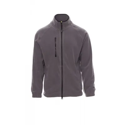 Produktbild von PAYPER NORWAY Fleecejacke mit Reißverschluss und Taschen, warm, atmungsaktiv, für Arbeit und Freizeit stahlgrau M