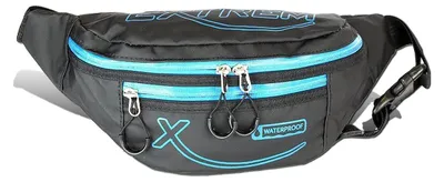 Produktbild von Bag Street Synthetik Tasche Damen Herren Gürteltasche schwarz blau D2OTJ509B