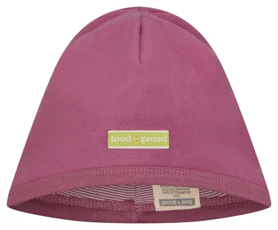 Immagine prodotto di Berretto invernale in pile di cotone, prodotto con GOTS, disponibile in colori vivaci